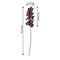 Graceful Silk Orchid Flower Stems: Set of 2, 40-Inch Artificial Centerpieces